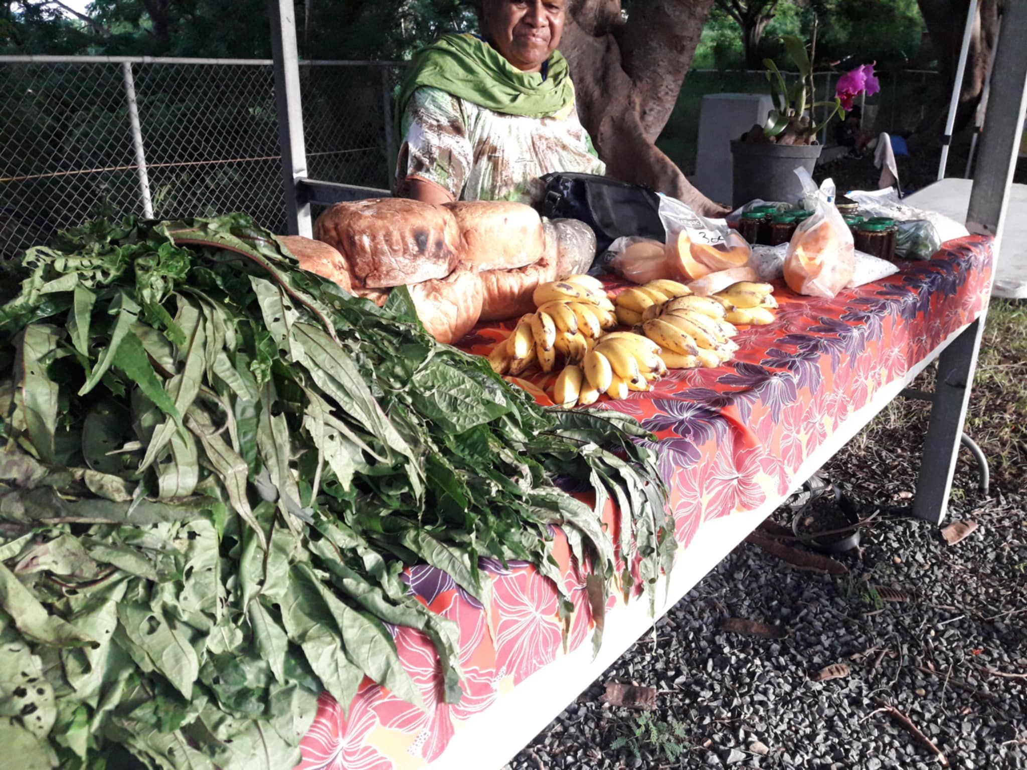 Marché nocturne sur Pouembout