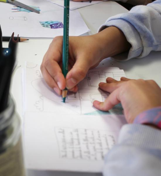 Atelier dessin carnet de vacances à Val Cenis-Lanslevillard