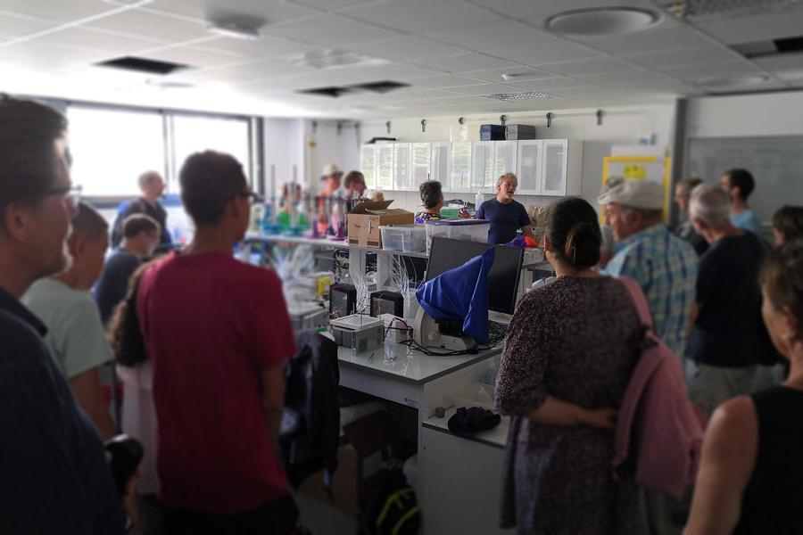 Visite des coulisses scientifiques