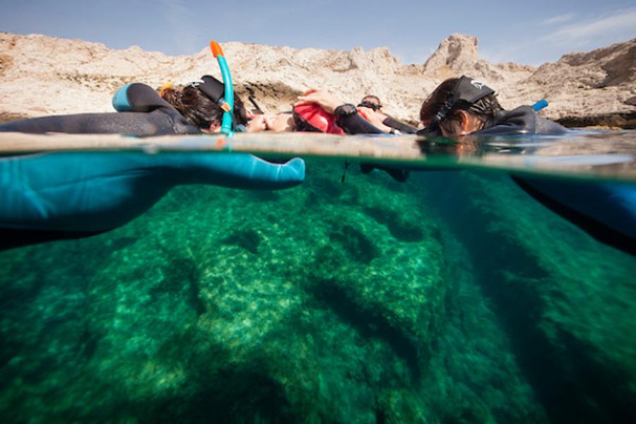 Snorkeling dans les Calanques