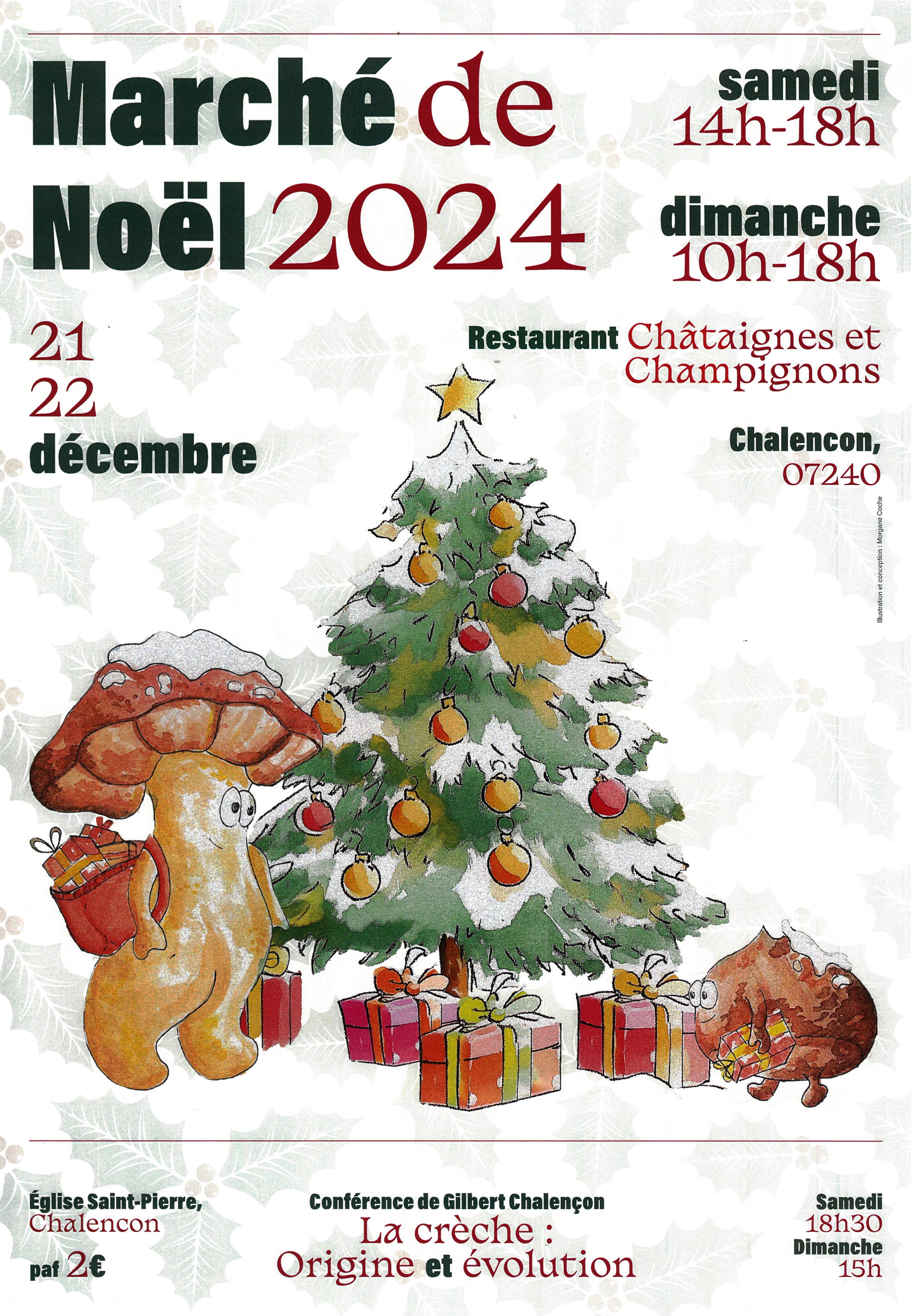 Rendez-vous futés ! : Mini marché de Noël au restaurant Châtaignes et Champignons