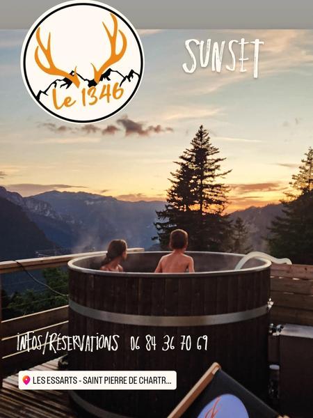 Sunset bain nordique