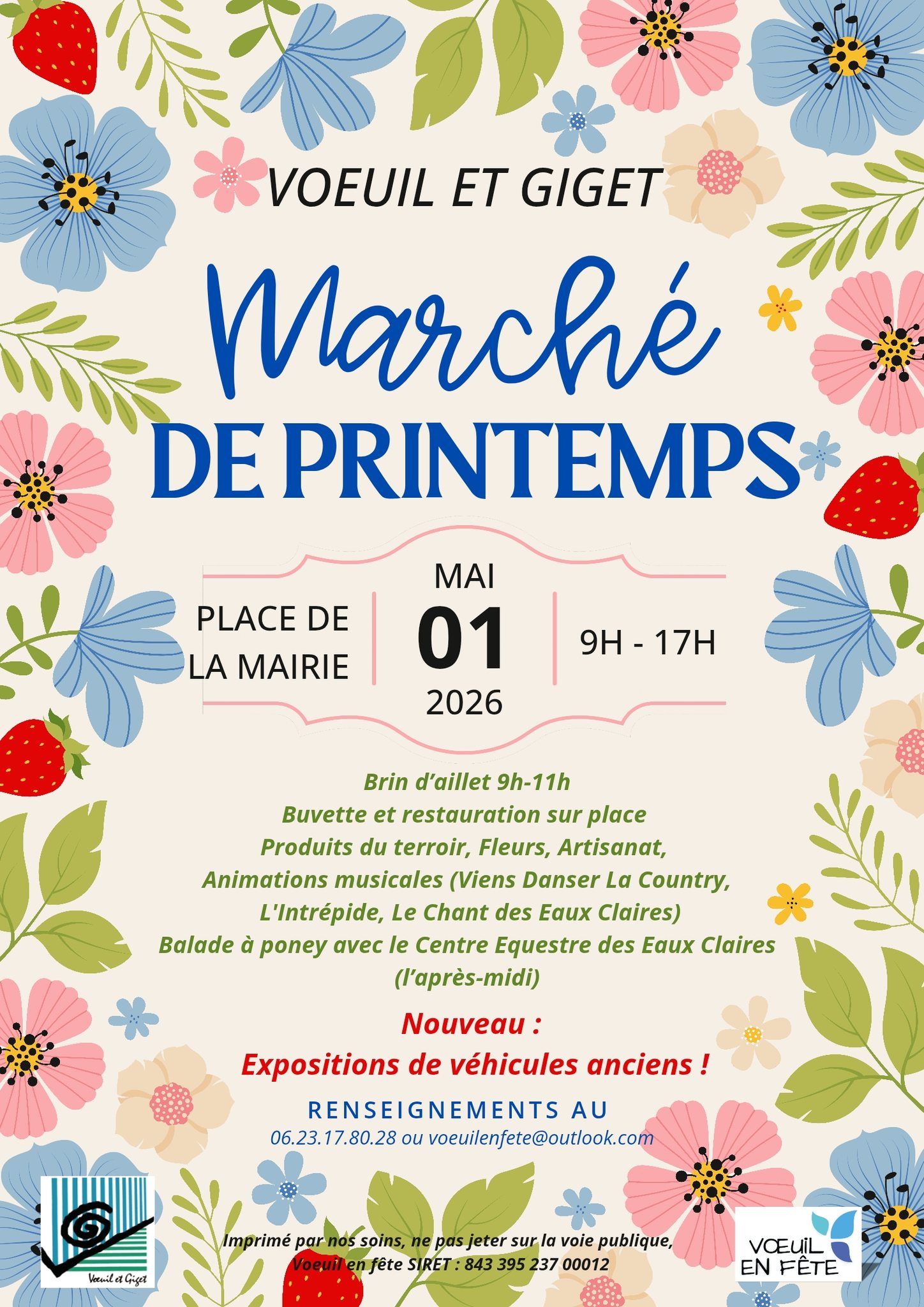Marché de Printemps de Voueil-et-Giget