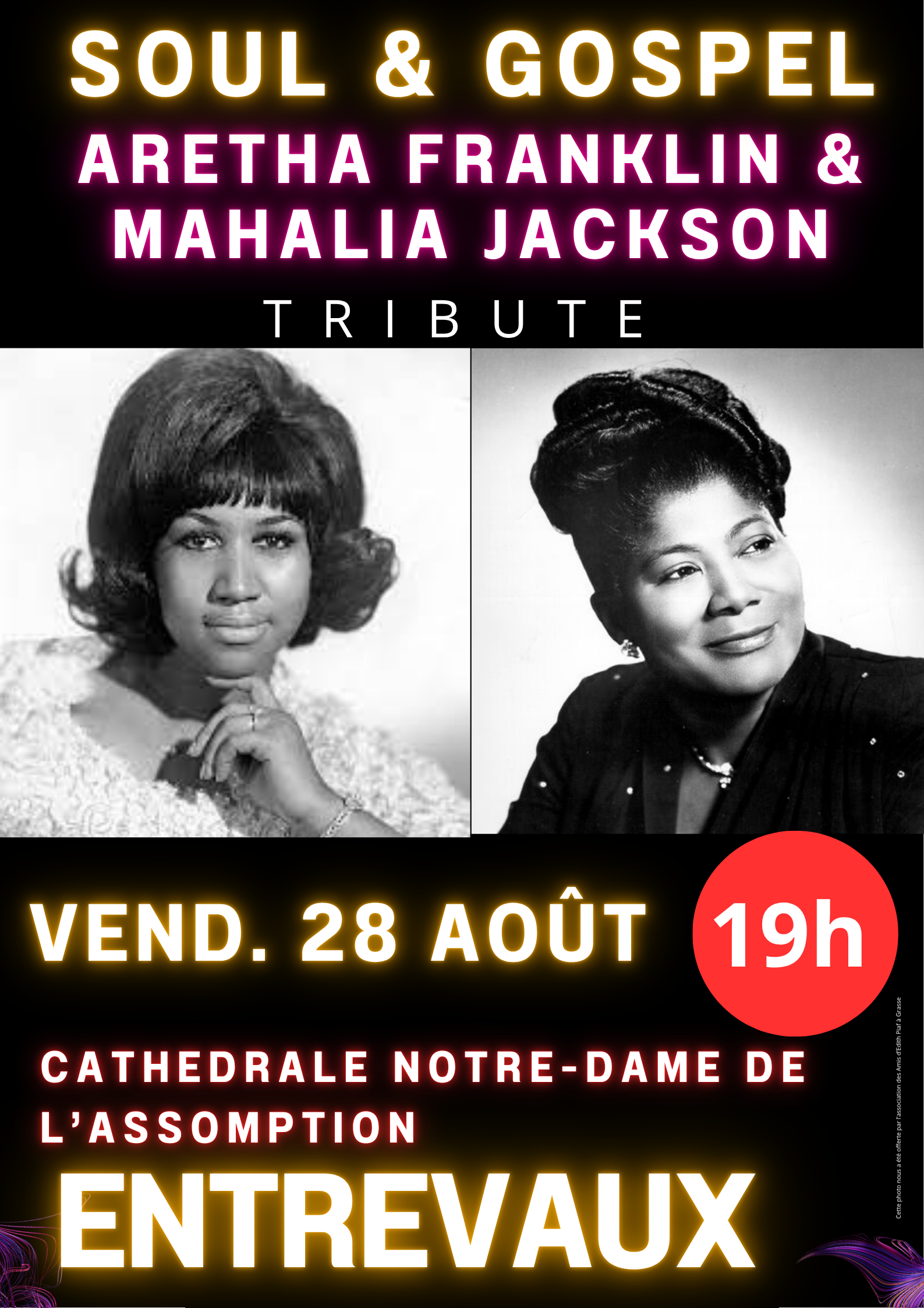 Concert Hommage à Mahalia Jackson et à Aretha