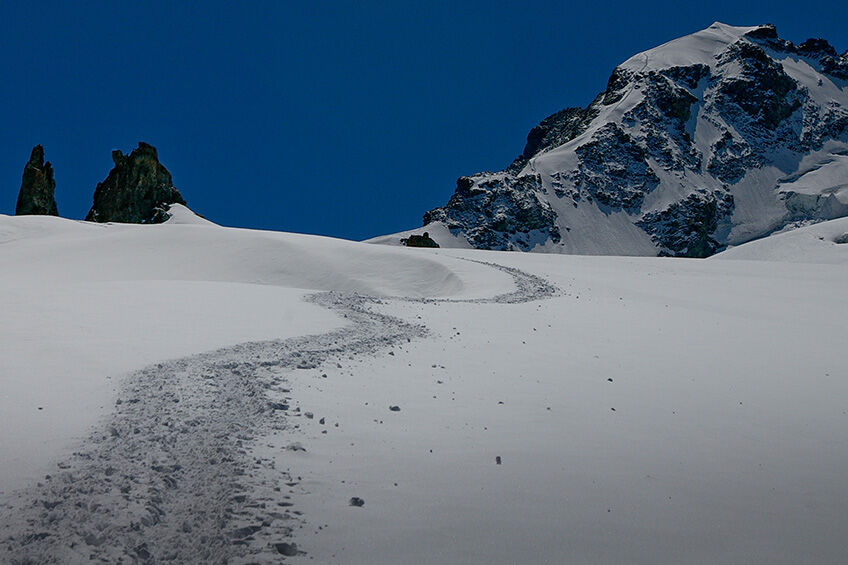 Itinéraire d'alpinisme, le rocher de l'Aigle - La Grave