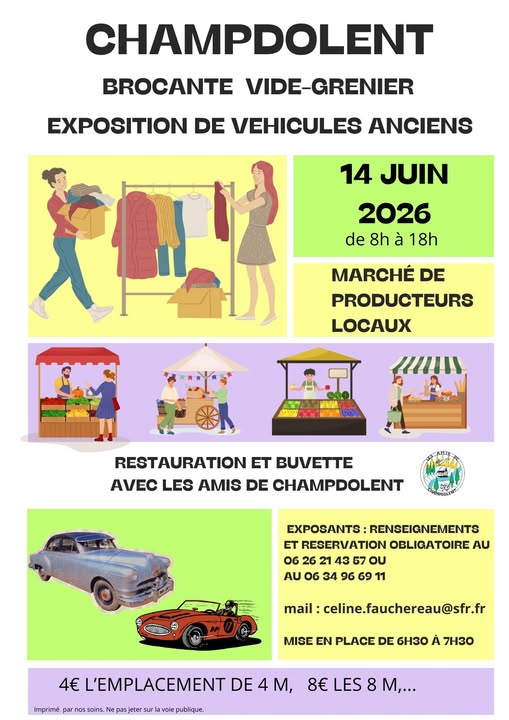 Brocante vide-grenier et exposition de véhicules anciens