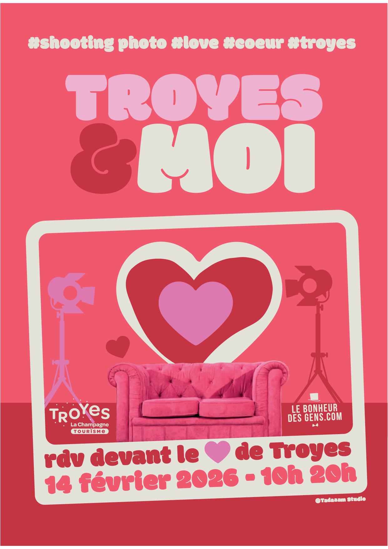Troyes &amp; Moi : Shooting photo de la Saint Valentin avec Le Bonheur Des Gens