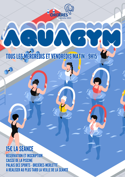 - © OTO Wateraerobics_Orcières - © OTO