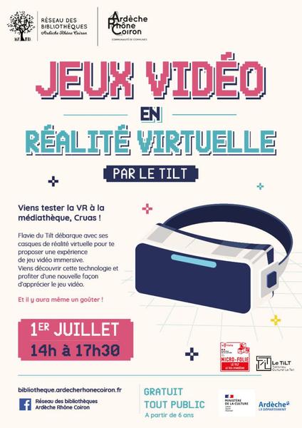Jeux vidéo en réalité virtuelle