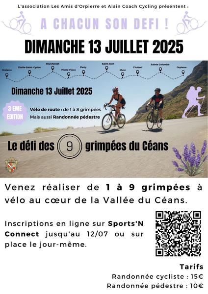 - © Alain Broglia Le défi des 9 grimpées du Céans_Orpierre - © Alain Broglia