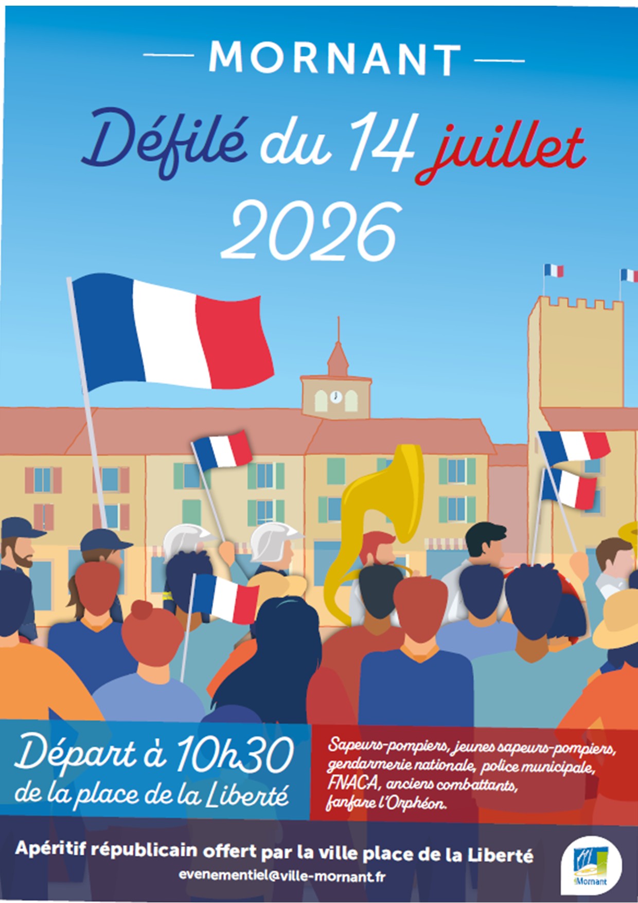 Fête Nationale : Défilé Républicain_Mornant