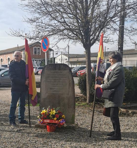 Commémoration de l'arrivée des républicains espagnols en gare de Caussade