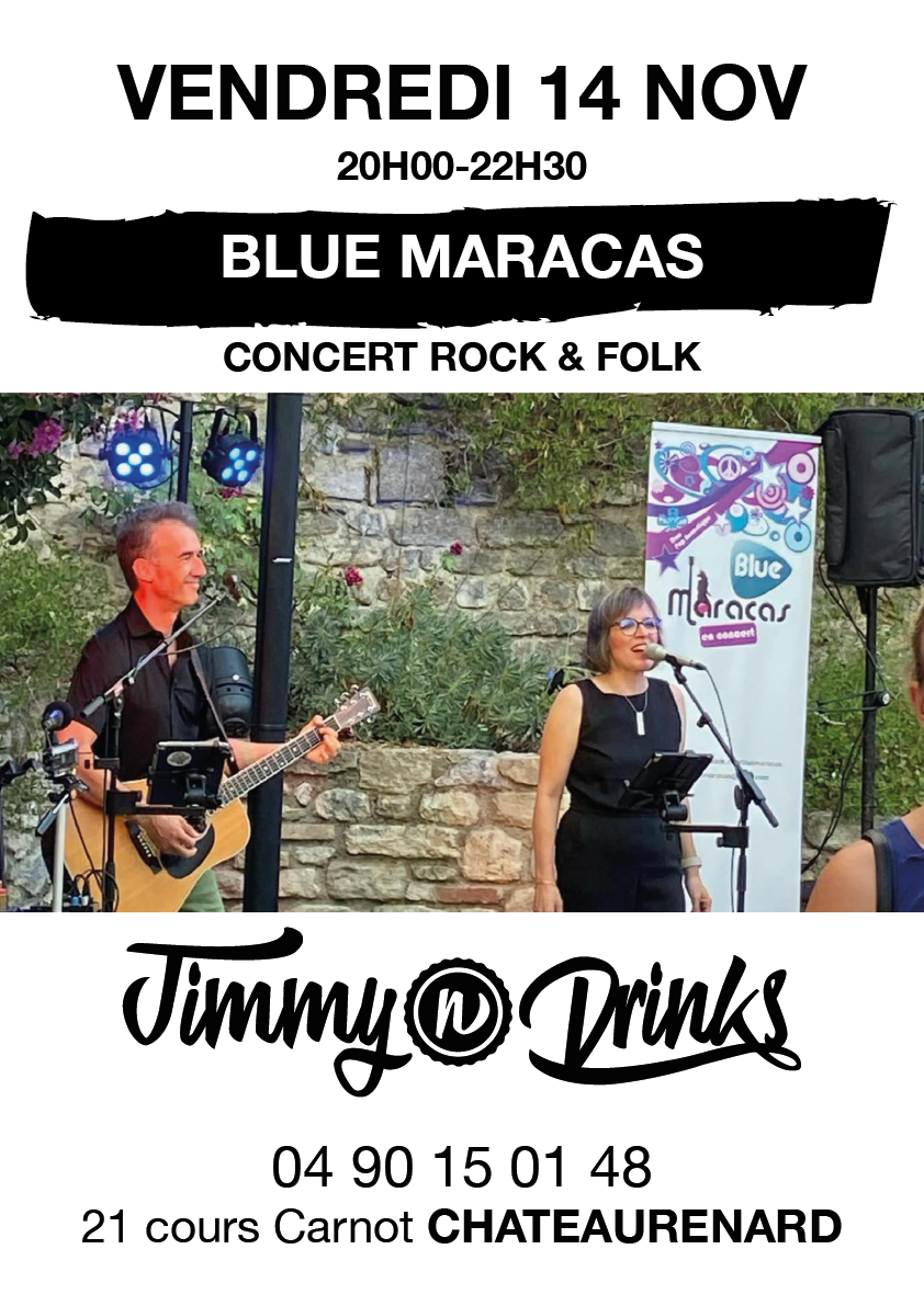 Concert "Blue Maracas" chez Jimmy n Drinks