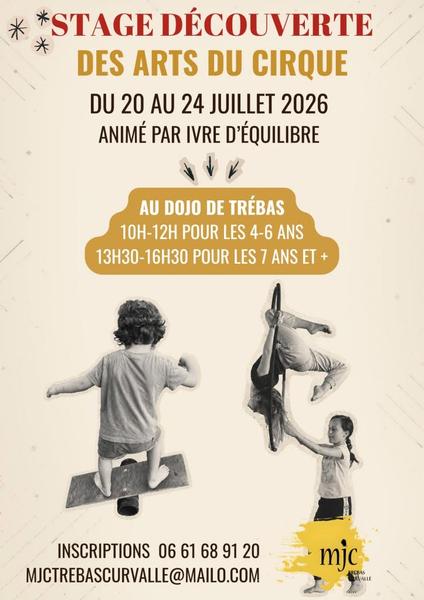 Stage découverte des arts du cirque