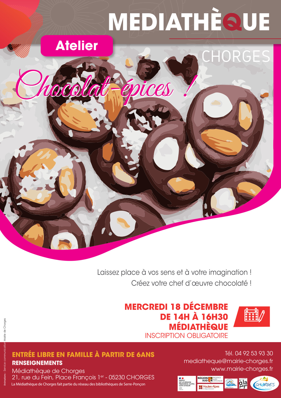 Atelier cuisine - Chocolat et Epices