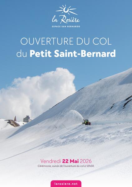 Ouverture du Col du Petit Saint Bernard