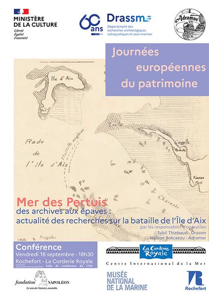 Conférence : Mer des pertuis, des archives aux épaves