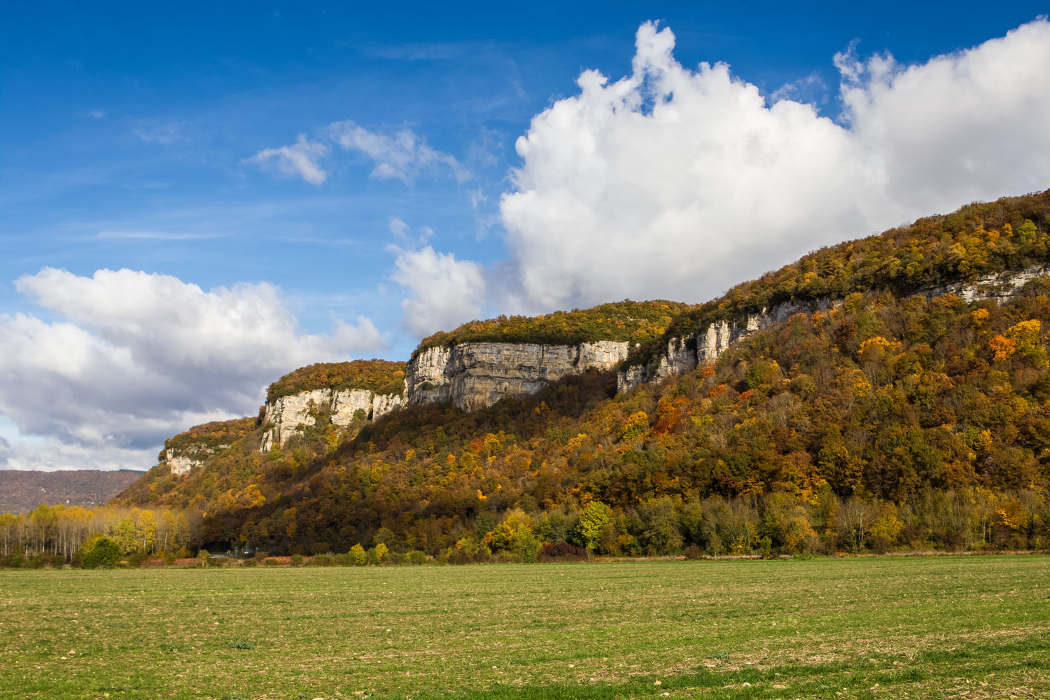 Vue sur les coteaux de Saint-Roch - Balcons du Dauphiné