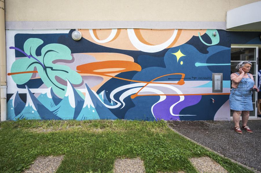 Fresque : Tahiti...Moûtiers_Moûtiers