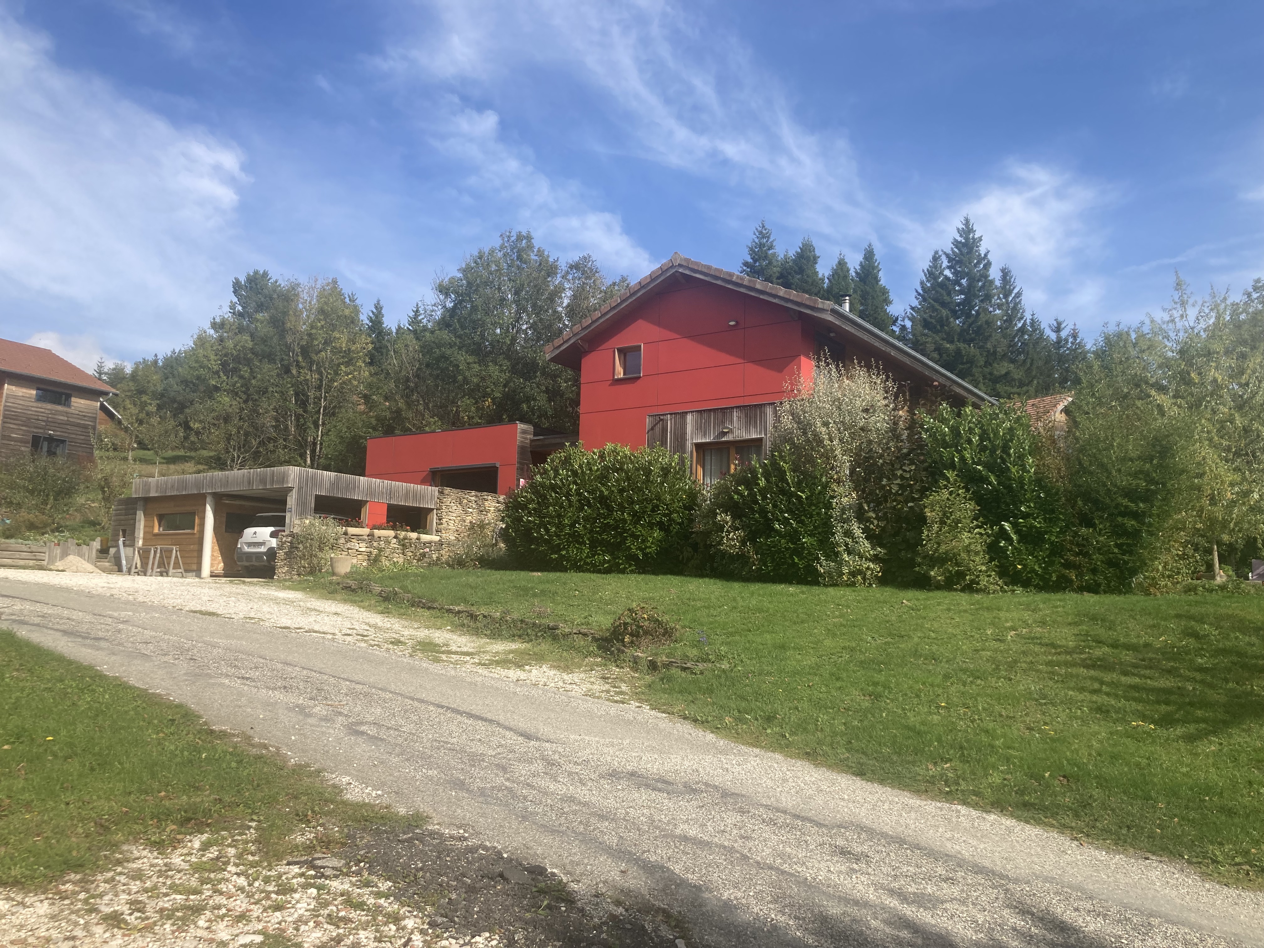 Camillou, studio mitoyen à La Chapelle en Vercors mitoyen à la maison des propriétaires