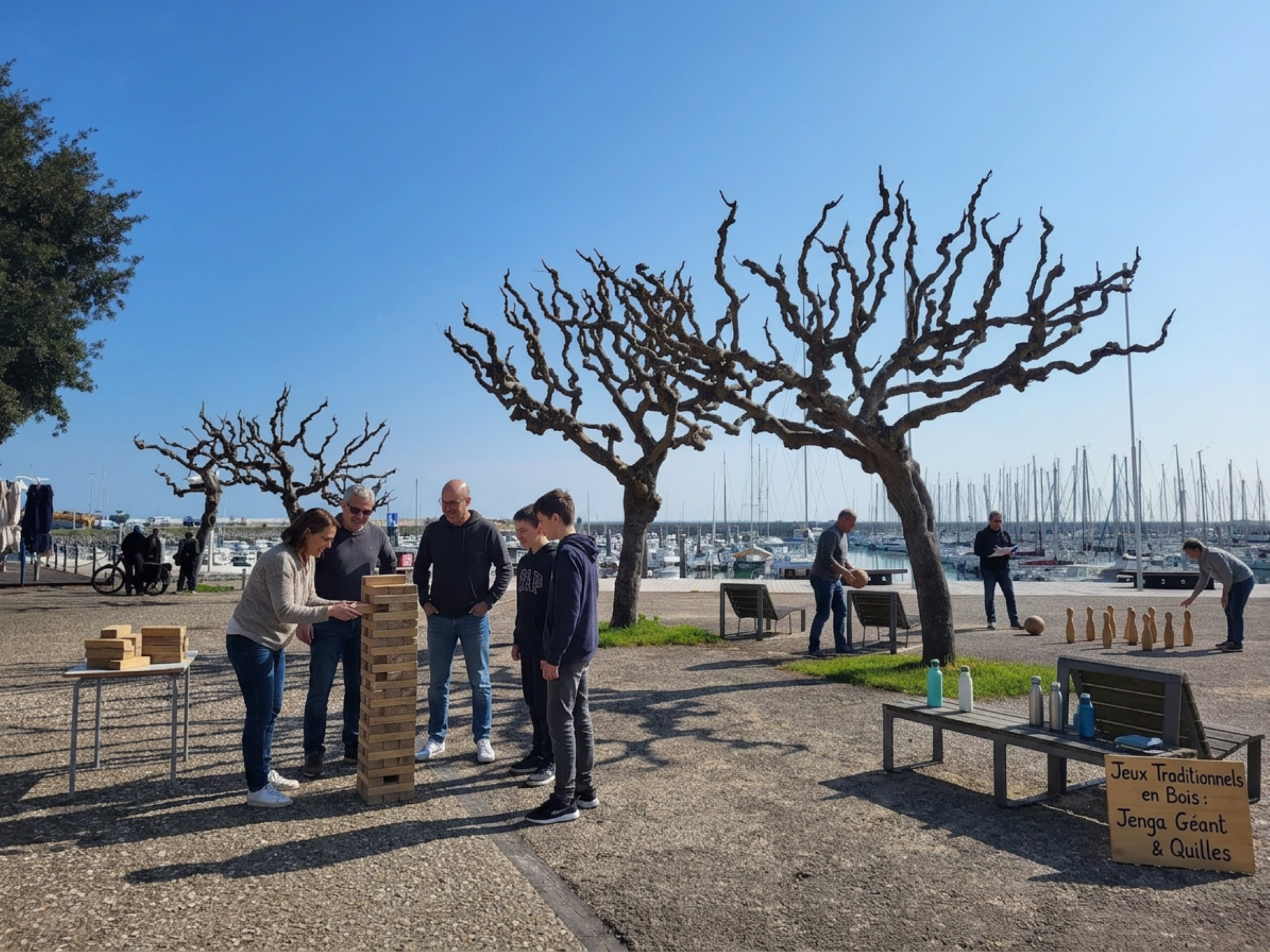 Jeux en bois géants