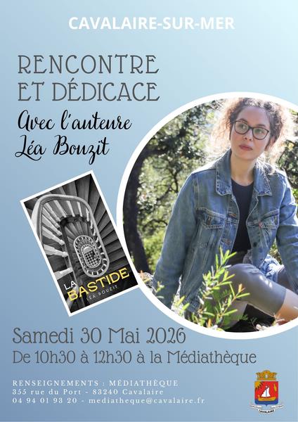 Rencontre et dédicace avec l'auteur Léa Bouzit_Cavalaire-sur-Mer