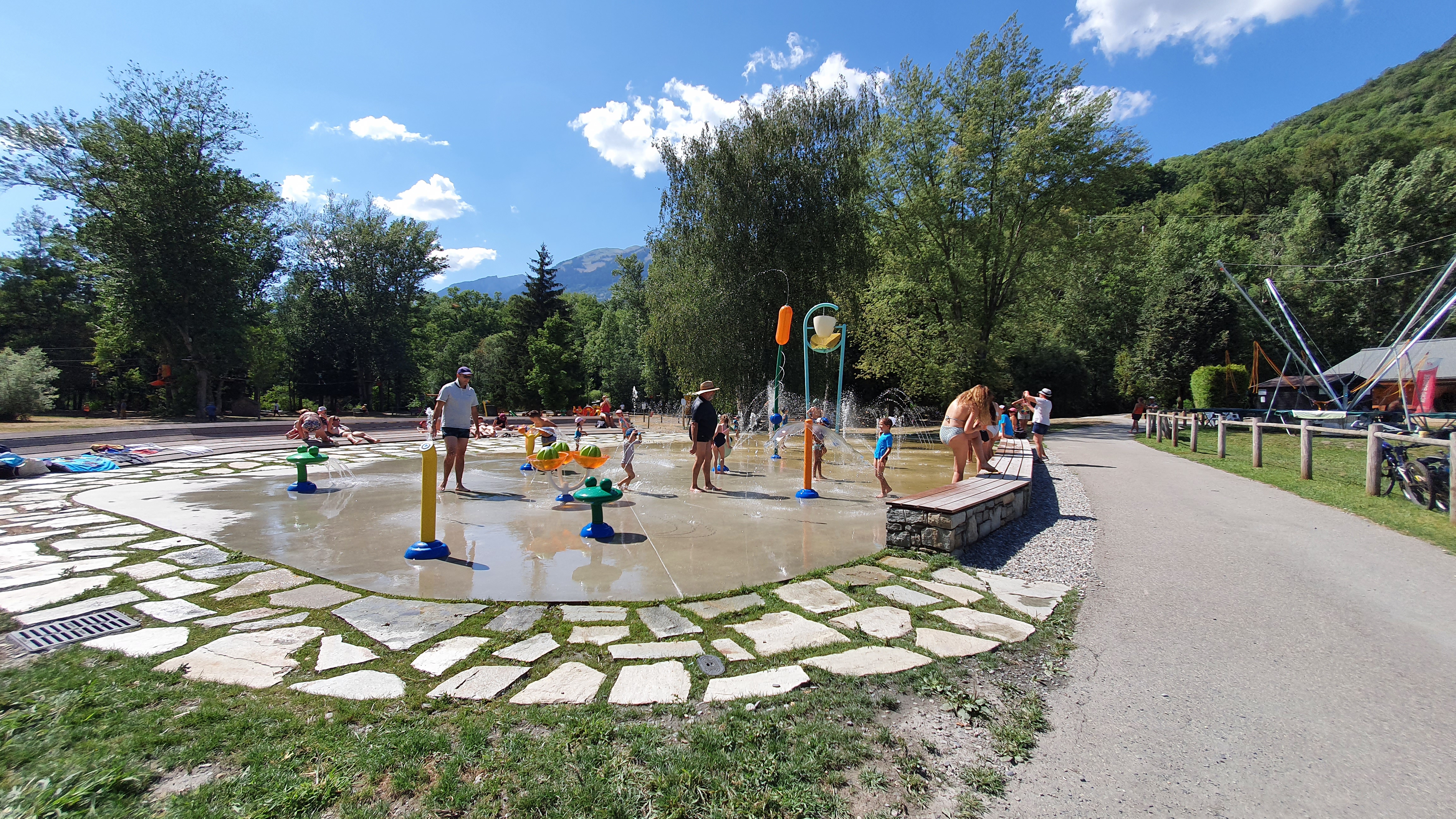 Jeux d'eau - Base de loisirs des Versants d'Aime