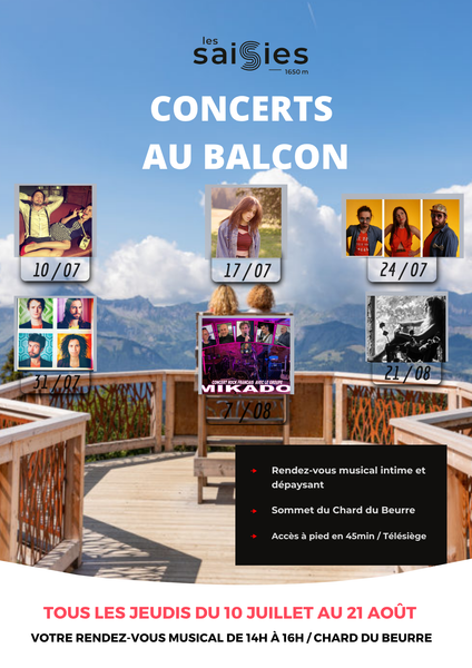Les concerts au Balcon_Les Saisies