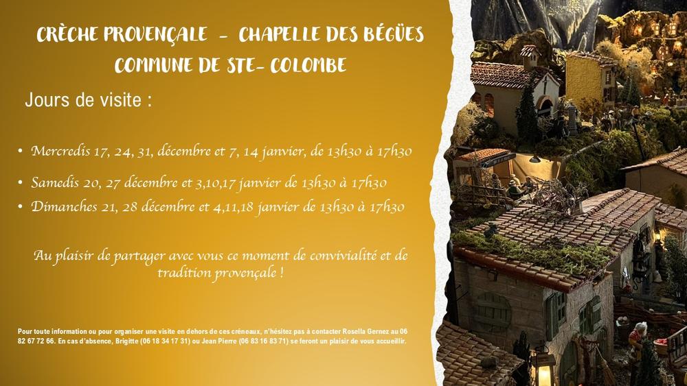 Crèche provençale_Sainte-Colombe - © M. Gernez