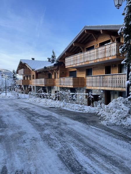 Cottage alpin : vue route des Pesses