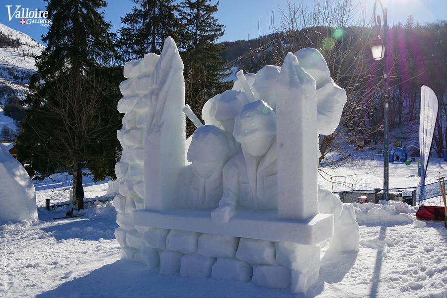 Concours international de Sculpture sur Neige_Valloire