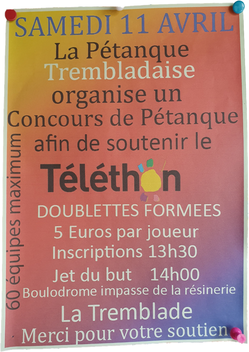 Concours de pétanque