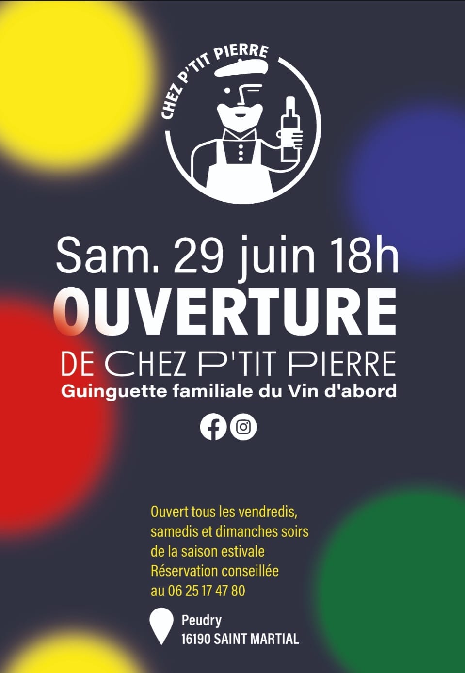 Chez P'tit Pierre - Guinguette familiale du Vin d'Abord