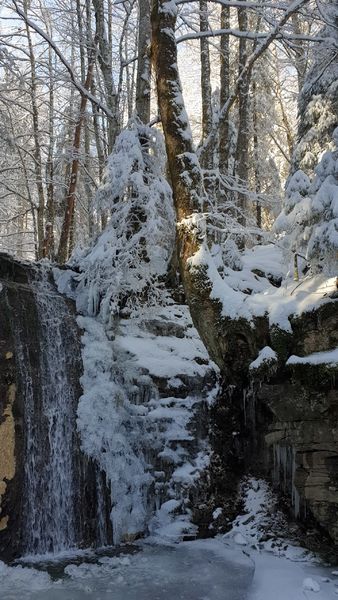 Sentier des Cascades en raquette