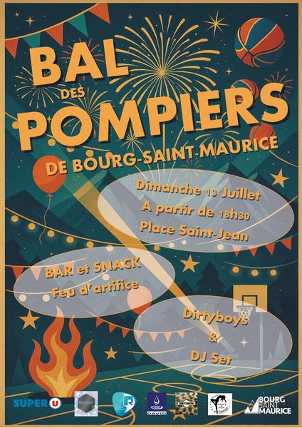 Bal des Pompiers et feu d'artifice