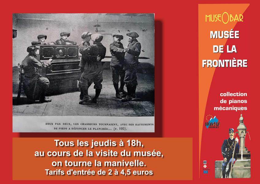 On tourne la manivelle au Muséobar à Modane