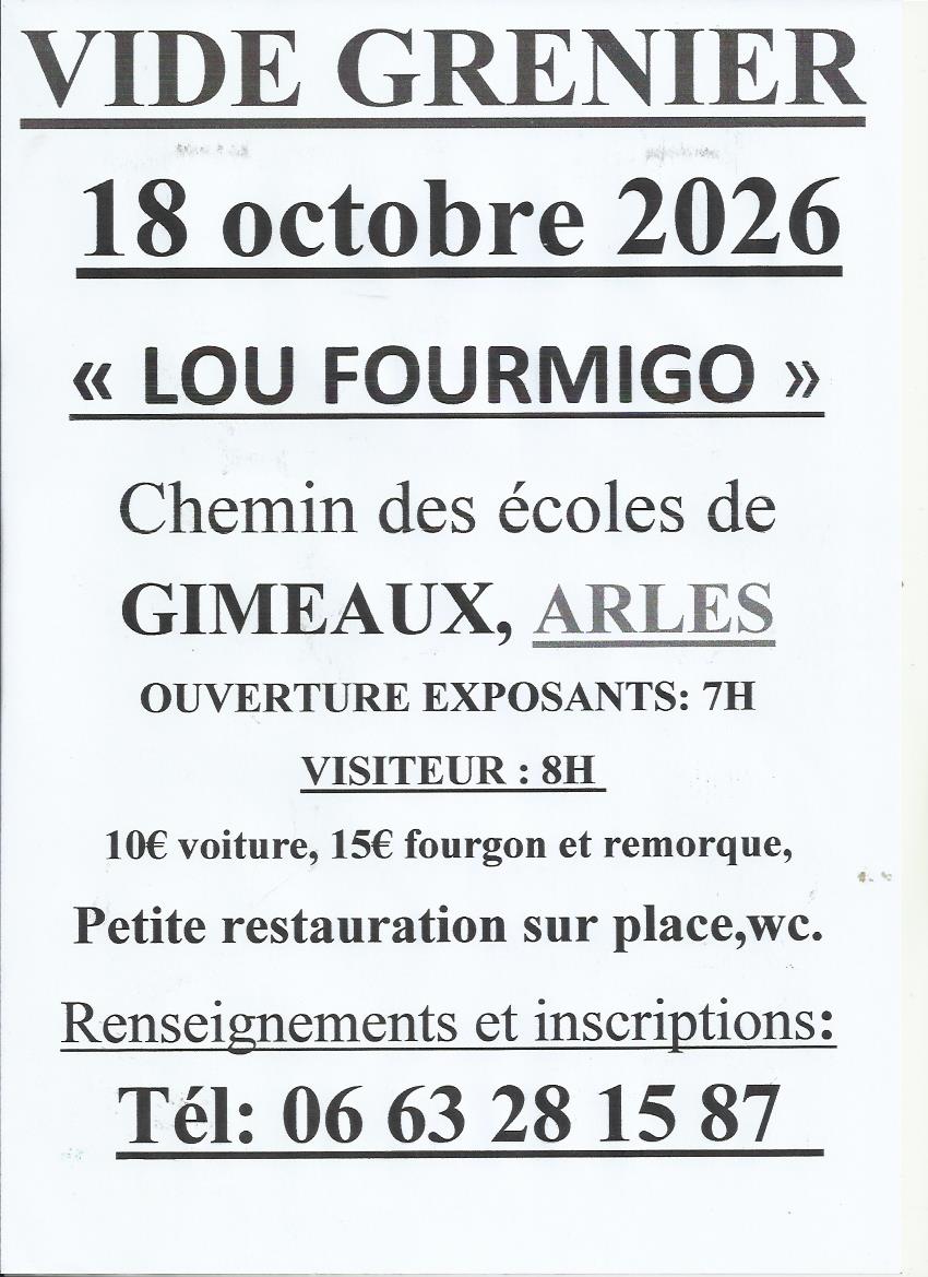Vide Grenier d’Automne