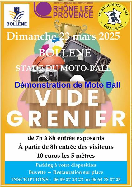 Vide grenier du moto ball>