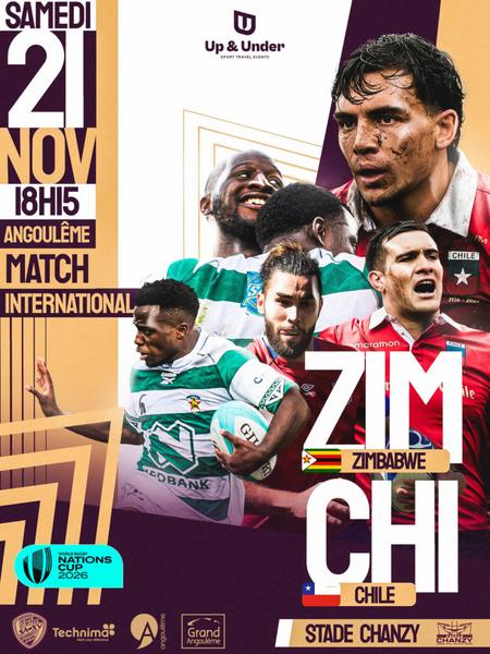 Match international Zimbabwe vs Chili