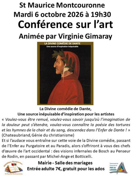 Confu00e9rence sur l'art avec Virginie Gimaray