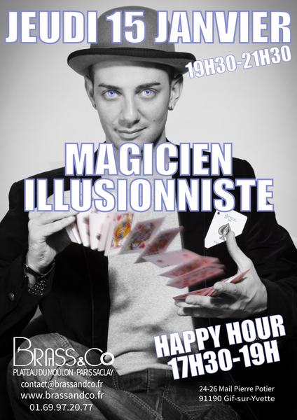 SOIRÉE MAGIE avec AURÉLIEN le magicien et illusionniste!!