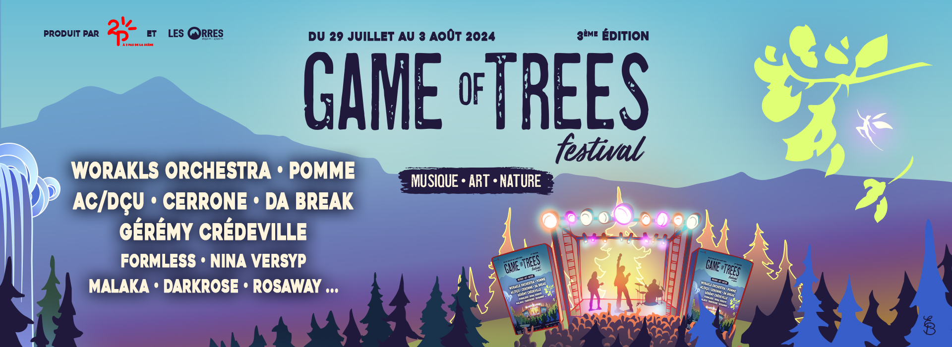 Affiche Festival game of Trees