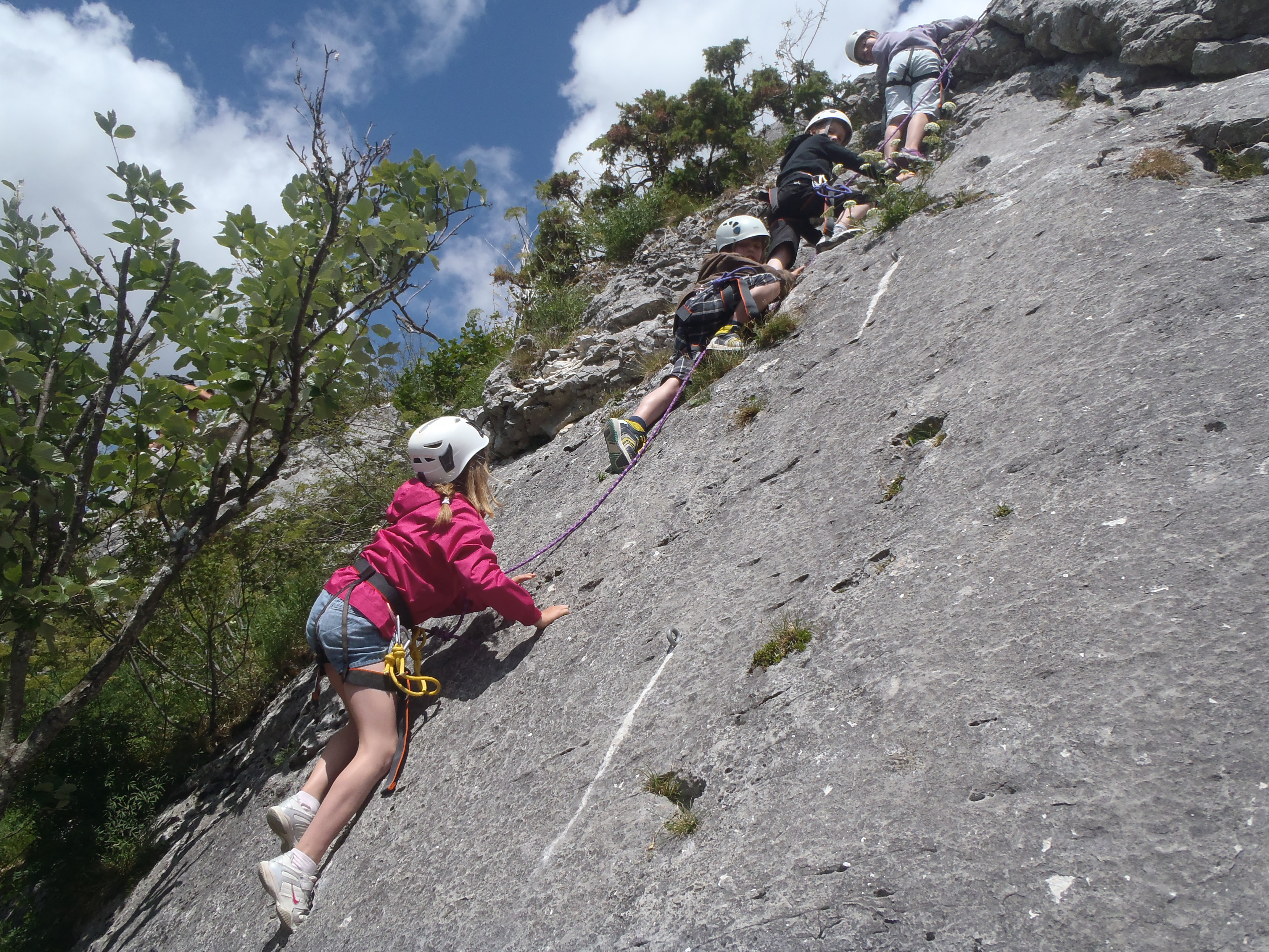 Initiation escalade