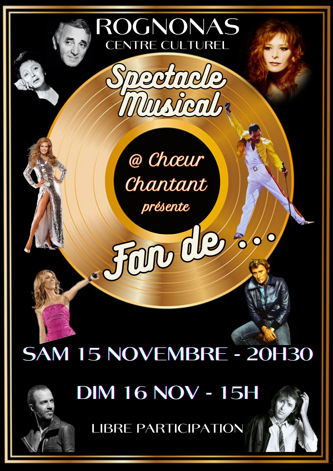 Spectacle musical "Fan de..."
