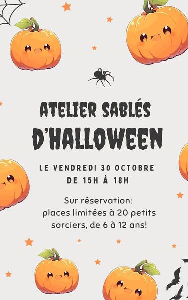 Atelier sablés d'Halloween