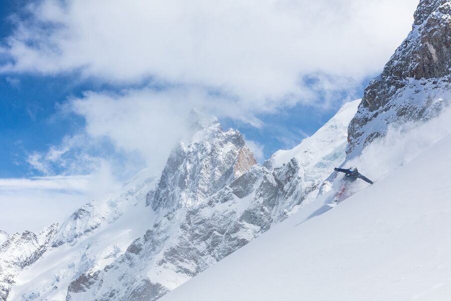 Domaine de Freeride du téléphérique de La Grave La Meije - La Grave