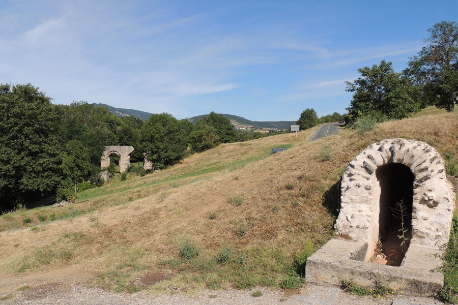 Visite de l'aqueduc romain du Gier