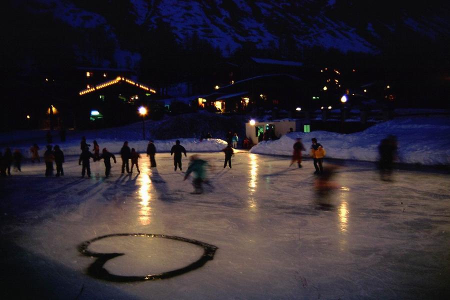 Patinoire naturelle de Bonneval sur Arc
