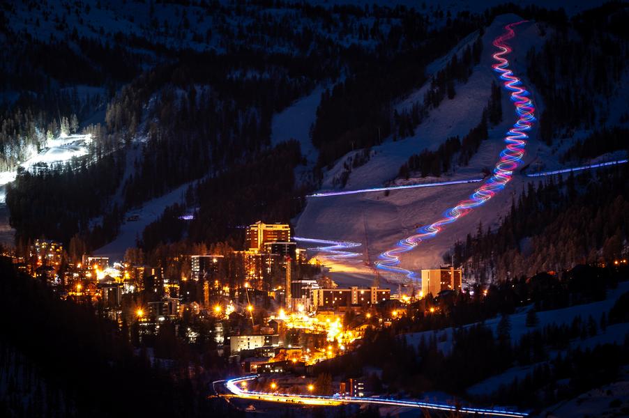 Descente aux flambeaux de l'ESF_Vars - © Rémi Morel