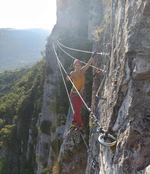 Encadrement en via ferrata_La Rosière - Montvalezan